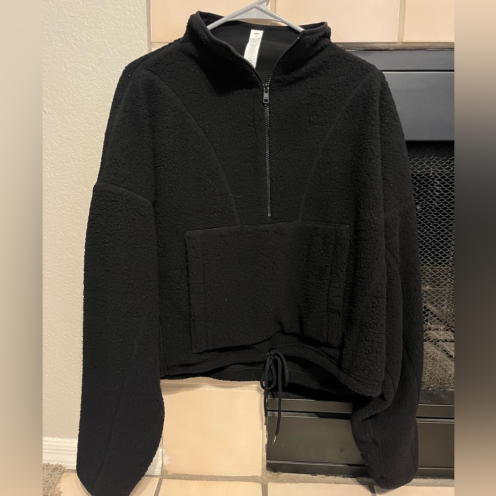 Alo Yoga Elysian High Pile Fleece Half Zip Pullover